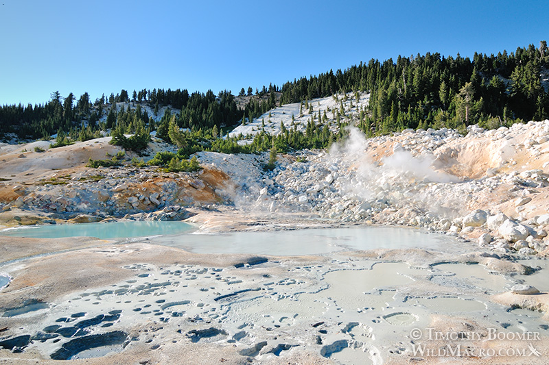 Bumpass Hell, Lassen Volcanic National Park's most impressive hydrothermal area. Stock Photo ID=SCE0138 Bumpass Hell, Lassen Volcanic National Park's most impressive hydrothermal area. Stock Photo ID=SCE0138