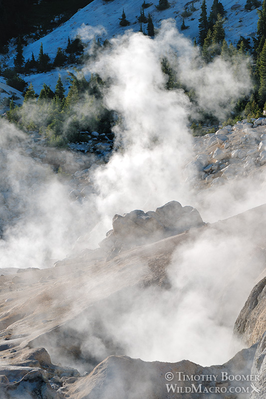 Bumpass Hell, Lassen Volcanic National Park's most impressive hydrothermal area. Stock Photo ID=SCE0144 Bumpass Hell, Lassen Volcanic National Park's most impressive hydrothermal area. Stock Photo ID=SCE0144