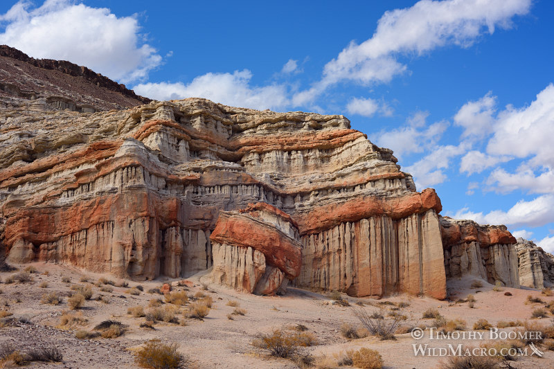 Red Rock Canyon State Park, Turk's Turban under a cloudy sky. Kern County, Mojave Desert, California. Stock Photo ID=SCE0178 Red Rock Canyon State Park, Turk's Turban under a cloudy sky. Kern County, Mojave Desert, California. Stock Photo ID=SCE0178